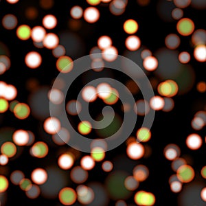 Golden Lights Background. Christmas Lights Concept. Night bright gold sparkles. Vector