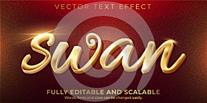 Golden luxury text effect  editable elegant text style