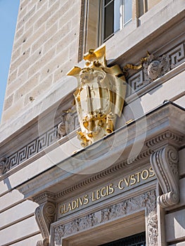 Golden mark of the Gladius Legis Custos photo
