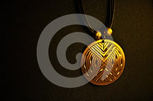 Golden medallion