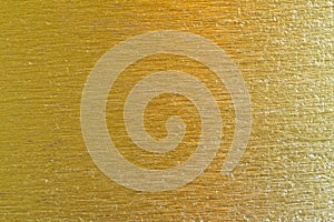 Golden metal brass scratched background texture