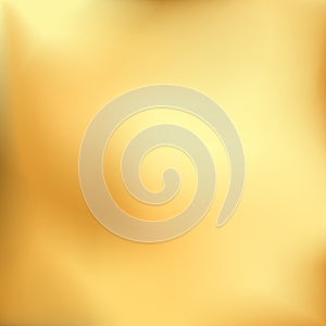 Golden Metal Realistic Gradient. Gold Pattern. Shine Gold Material Background. Vector