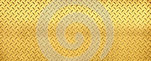 Golden metal texture with rhombic pattern. brass or gold background