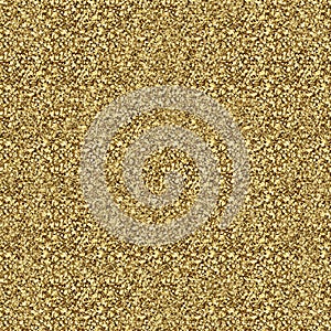 Golden metallic glitter. Sparkling Glitter background. Shining holiday paper. Glitter sparkle paper.