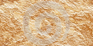 Golden Metallic Ore Surface. Seamless Gold Rock Pattern