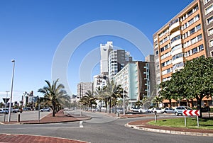 Golden Mile Beachfront in Durban South Africa