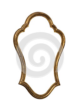 Golden Mirror Frame