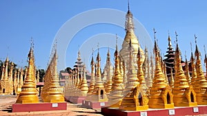 Golden monastery of Hang Si, Kakku, Myanmar