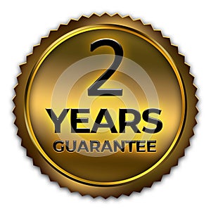 Golden money back guarantee or seal of quality label tags.