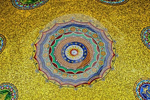 Golden Mosaic Kaiser Wilhelm Dome Fountain Hippodrome Istanbul Turkey