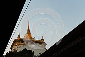 Golden mountain, Bangkok, Thailand