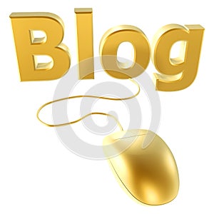Golden mouse and blog