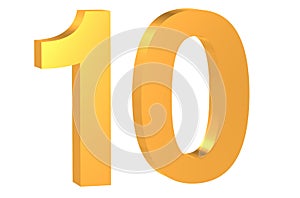 Golden number 10