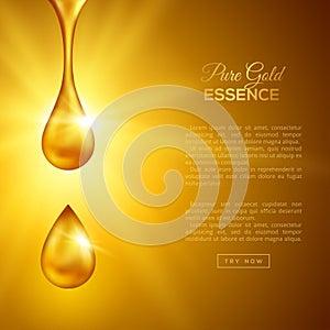 Golden Oil Drops, Collagen Essence