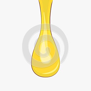 Golden oil fuel drop design vector illustration