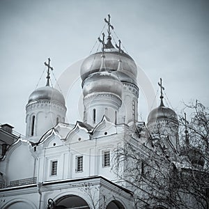 Golden Onion domes of Kremlin cathedral