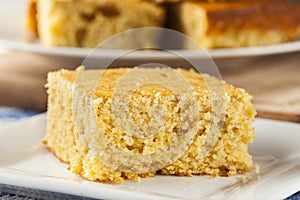 Golden Organic Homemade Cornbread
