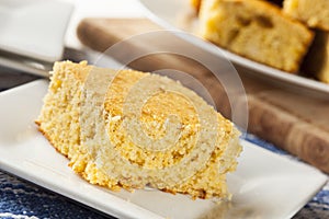 Golden Organic Homemade Cornbread