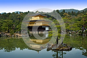 Golden Pagoda Castle in Kyoto