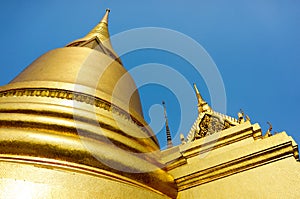 Golden Pagoda at Wat Phar Kaew