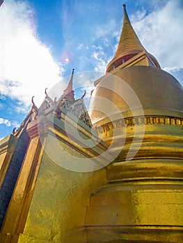 Golden Pagoda at Wat Phra Keaw, Bangkok