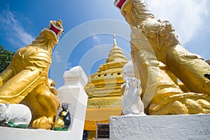 Golden Pagoda, Wat Phra That Sri Jom Thong
