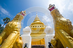 Golden Pagoda, Wat Phra That Sri Jom Thong (the Royal Temple)