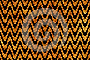 Golden painted stripes background, chevron.