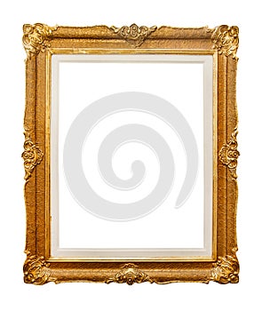 Painting frame on white