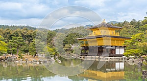 Golden Pavilion Kinkakuji Temple in Kyoto