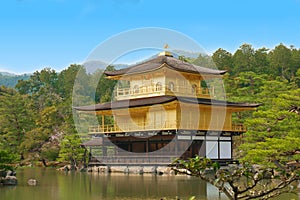 The Golden Pavilion in Kinkakuji Temple, Kyoto, Japan. [March 20