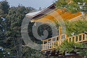 Golden Pavilion of Kinkakuji Temple.