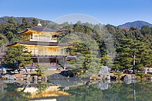 Golden Pavilion ,Miromachi Zen temple in Japanese