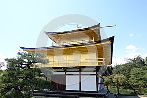Golden pavilionï¼ˆKinkakuji Golden Templeï¼‰ Kyoto Japan