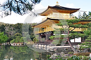 golden pavillion at Kinkakuji Temple, Kyoto