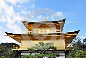 golden pavillion at Kinkakuji Temple, Kyoto
