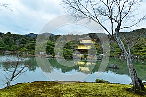 Golden Pavillion Temple in Kyoto, Japan