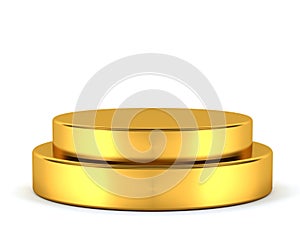 Golden pedestal - winner