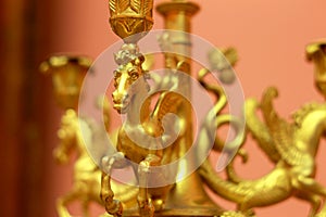 Golden Pegasus candlestick