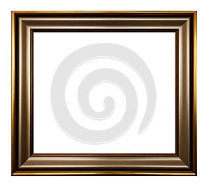Golden picture frame baroque style