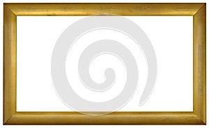 Golden Picture Frame Cutout