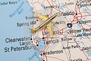 Golden Plane in Central Florida.