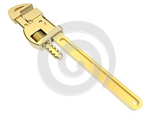 Golden plumbers wrench