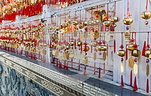 Golden prayer bells of the Wenwu temple