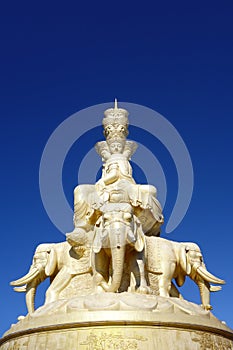 Golden Puxian Buddha at MT.Emei