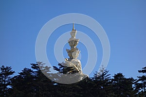 Golden Puxian Buddha at MT.Emei