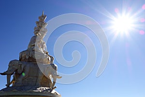 Golden Puxian Buddha at MT.Emei