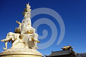 Golden Puxian Buddha at MT.Emei