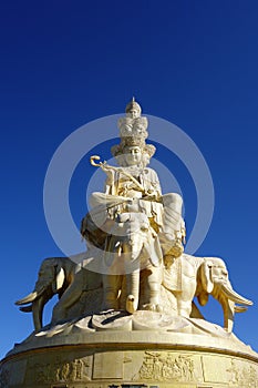 Golden Puxian Buddha at MT.Emei