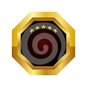 Golden Quality seal guaranteed icon